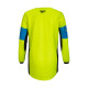 Dětský dres Fly Racing Kinetic Khaos (Hi-vis/černá/modrá)