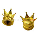 Čepičky ventilků Crown, zlaté